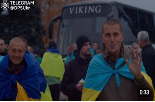 19 ukraynalı sərhədçi Rusiya əsirliyindən azad olunub