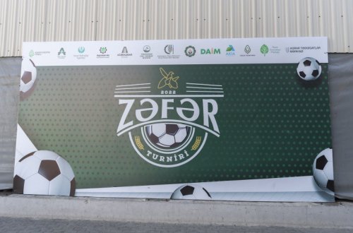 “Zəfər” futbol turnirinə yekun vurulub