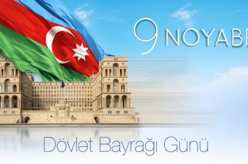 Azərbaycanda Dövlət Bayrağı Günüdür
