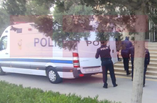 Rəşad Dağlı prokurorluqdan hadisə yerinə aparıldı - YENİLƏNİB - FOTO