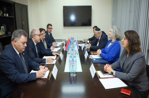 Ermənistan və İsrail arasında siyasi məsləhətləşmələr keçirilib