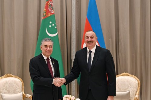 İlham Əliyevin Qurbanqulu Berdiməhəmmədovla görüşü olub - YENİLƏNİB