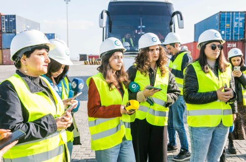 Bakı Limanında media nümayəndələri üçün növbəti sahəvi jurnalistika təlimi keçirilib