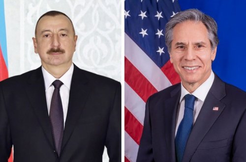 ABŞ dövlət katibi Prezident İlham Əliyevə zəng edib