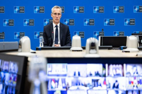 NATO Baş katibi Ukraynaya Yardım üzrə Təmas Qrupunun iclasında iştirak edib