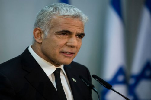 Baş nazir Yair Lapid Azərbaycanın İsraildə səfirlik açmaq qərarını alqışlayıb