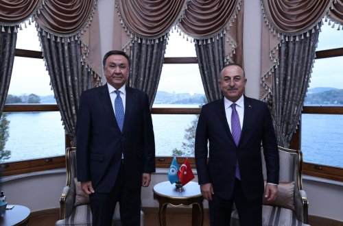 Çavuşoğlu TDT-nin yeni Baş katibi ilə görüşüb