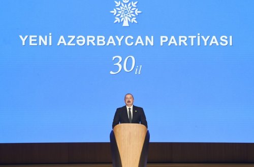 YAP-ın yaradılmasının 30-cu ildönümü münasibətilə tədbir keçirilib, Prezident İlham Əliyev toplantıda çıxış edib - YENİLƏNİB-2