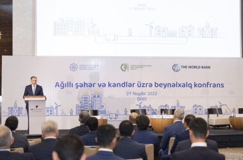 “Şəhərlərin və kənd yerlərinin inkişafına innovativ yanaşma: “ağıllı şəhər və kəndlər” mövzusunda beynəlxalq konfrans keçirilib
