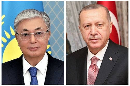 Ərdoğan Tokayevi qələbə münasibətilə təbrik edib
