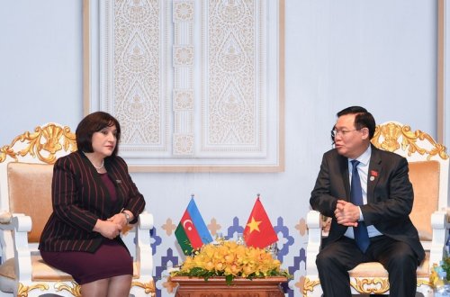 Sahibə Qafarova Vyetnam Milli Assambleyasının sədri ilə görüşüb