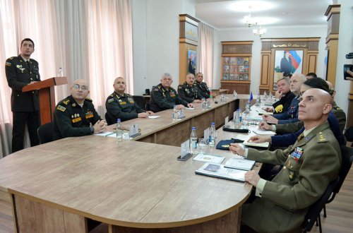 NATO-nun nümayəndə heyəti Milli Müdafiə Universitetini ziyarət edib