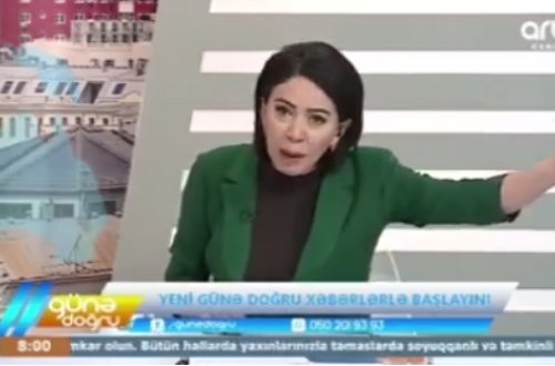 Aparıcının efirdə möhtəşəm qışqırığı – “Bu nə biabırçılıqdı? – VİDEO