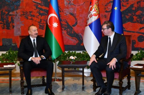 Azərbaycan və Serbiya prezidentlərinin təkbətək görüşü olub - YENİLƏNİB