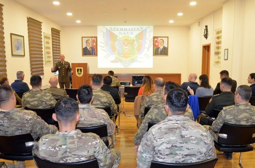 NATO-nun nümayəndə heyəti Hərbi Dəniz Qüvvələrində olub