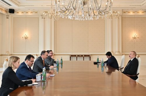 İlham Əliyev Avropa İttifaqının Cənubi Qafqaz üzrə xüsusi nümayəndəsini qəbul edib