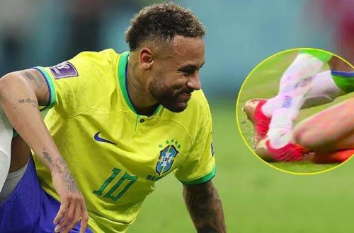 Braziliya-Serbiya matçında Neymar zədələnib