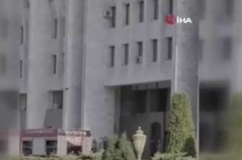 Qırğızıstan parlamentinin binasında yanğın baş verib