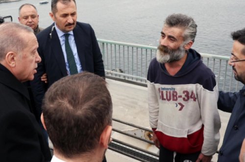 Ərdoğan intihar etmək istəyən şəxsi yolundan döndərdi