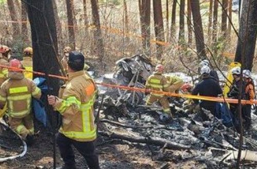 Cənubi Koreyada helikopter qəzaya uğrayıb : 5 ÖLÜ