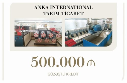 Türkiyə şirkətinə damlama-suvarma borularının istehsalı üçün güzəştli kredit ayrılıb