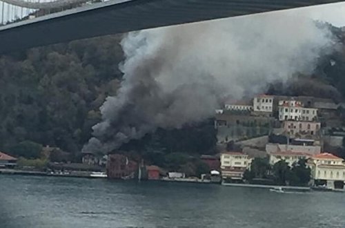 İstanbulda güclü yanğın - Video