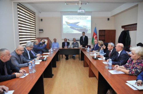 “Urmiya gölünün qurudulması” ilə bağlı ictimai müzakirə keçirilib