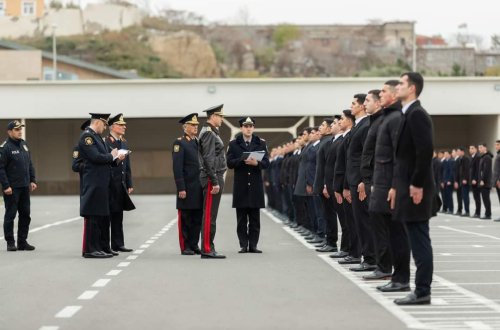 Vətən müharibəsinin daha 30 iştirakçısı polis orqanlarında xidmətə qəbul olunub