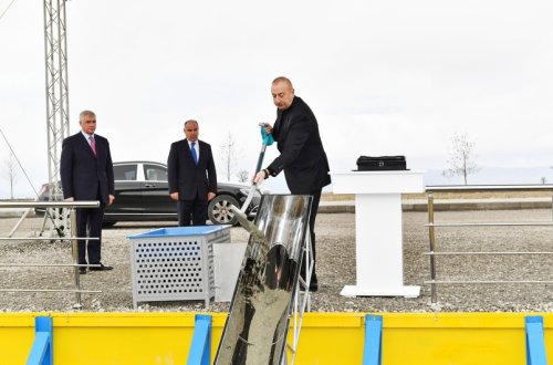 “Şəki-Oğuz” Aqroparkında yeni zavodun təməli qoyulub - YENİLƏNİB