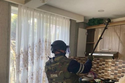 Bakıda mənzildən qumbara tapılıb - FOTO