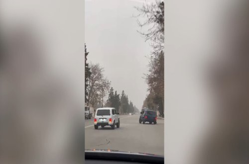 Gəncədə toy karvanında avtoxuliqanlıq edən şəxslər saxlanılıb - FOTO