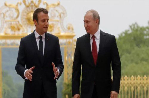 Makron Putinlə telefon danışığında Zaporojye AES-i müzakirə edəcək