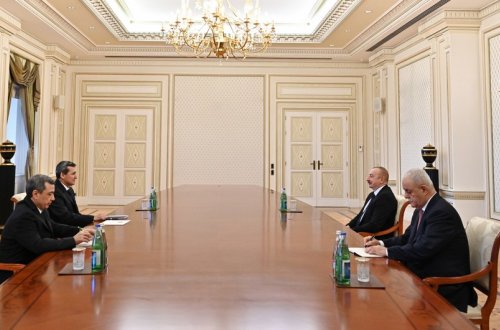 Azərbaycan Prezidenti Türkmənistanın Baş nazirinin müavinini qəbul edib