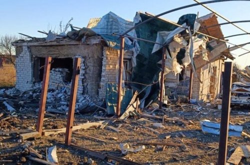 Rusiya Ukraynanın Zaporoje vilayətinə raket zərbəsi endirib, 2 dinc sakin ölüb, 2-si yaralanıb