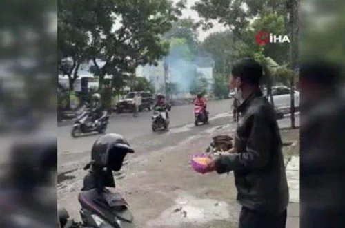 İndoneziyada polis bölməsinə silahlı hücum edilib: 1 ÖLÜ, 8 YARALI