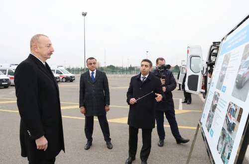 Azad olunmuş ərazilərdəki xəstəxanalar təcili tibbi yardım avtomobilləri ilə təmin ediləcək