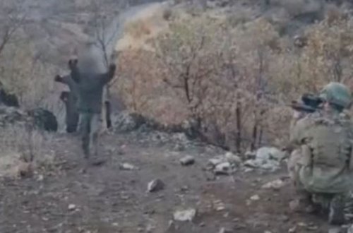 PKK terrorçuları Türkiyə ordusuna təslim oldular - VİDEO