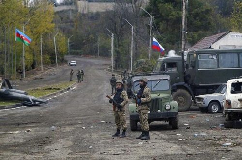 Əsgərimiz rus sülhməramlıları “başa saldı” - VİDEO