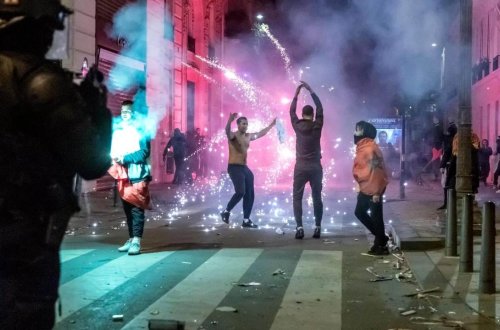 Fransada Mərakeşin qələbəsini qeyd edən azarkeşlərə polis müdaxiləsi: 108 NƏFƏR SAXLANILDI