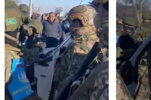 Qürur yaşadan görüntülər: Mətbuat nümayəndələrinin köməyinə Daxili Qoşunların hərbçiləri gəlib