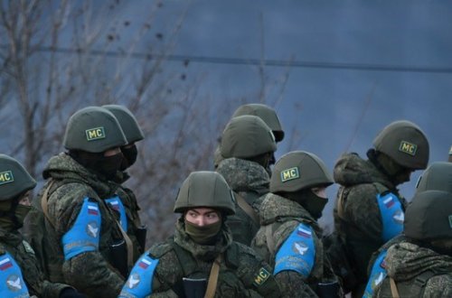 Rusiya sülhməramlıları etiraz aksiyasının keçirildiyi əraziyə növbəti dəfə əlavə canlı qüvvə cəlb edib