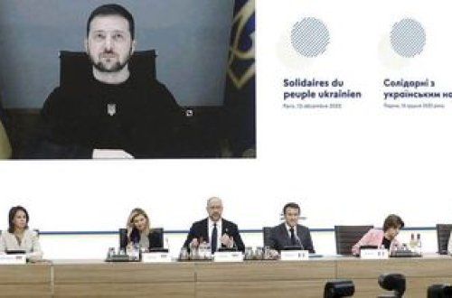Parisdəki Ukraynaya dəstək konfransında 1 milyard avroya yaxın vəsait toplanıb