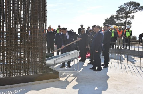 Türkiyədə şəhid olan Azərbaycan əsgərlərinin xatirəsinə ucaldılacaq abidənin təməli qoyulub - FOTO