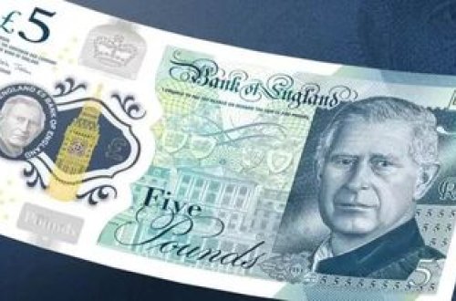 İngiltərərə Kral Çarlzın təsviri olan yeni əskinasların dizaynı üzə çıxıb