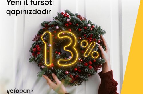 Yelo Bank-ın Yeni il fürsəti qapınızda!