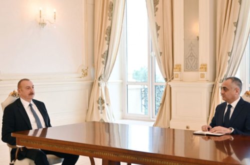 İlham Əliyev Naxçıvandakı səlahiyyətli nümayəndəsini qəbul edib, tapşırıqlar verib