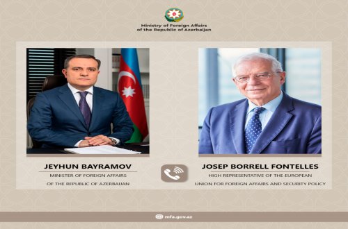 Ceyhun Bayramov Cozef Borellə telefonla danışıb