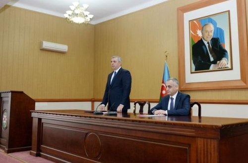 Azərbaycan Prezidentinin səlahiyyətli nümayəndəsi Naxçıvan ictimaiyyətinə təqdim edilib - FOTO