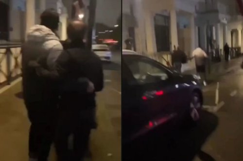 İranın Londondakı səfiri etirazçılardan qaçdı - VİDEO