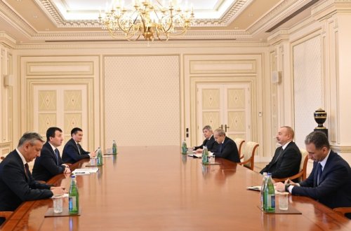 Prezident İlham Əliyev Özbəkistanın Baş nazirinin müavinini qəbul edib - YENİLƏNİB